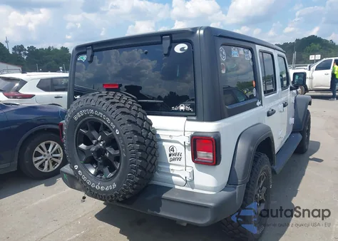 2022 Jeep Wrangler Unlimited Willys 4X4 z USA, uszkodzony, nr VIN 1C4HJXDN1NW208973